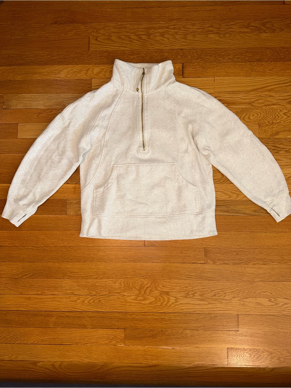 Lululemon Oversized Scuba Funnel Neck Half Zip Sweatshirt Long size XS/S